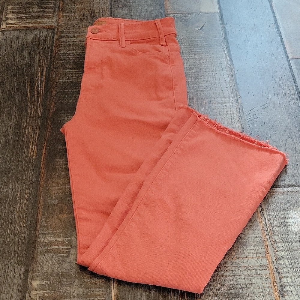 MOTHER Women's Ankle Jeans in Coral